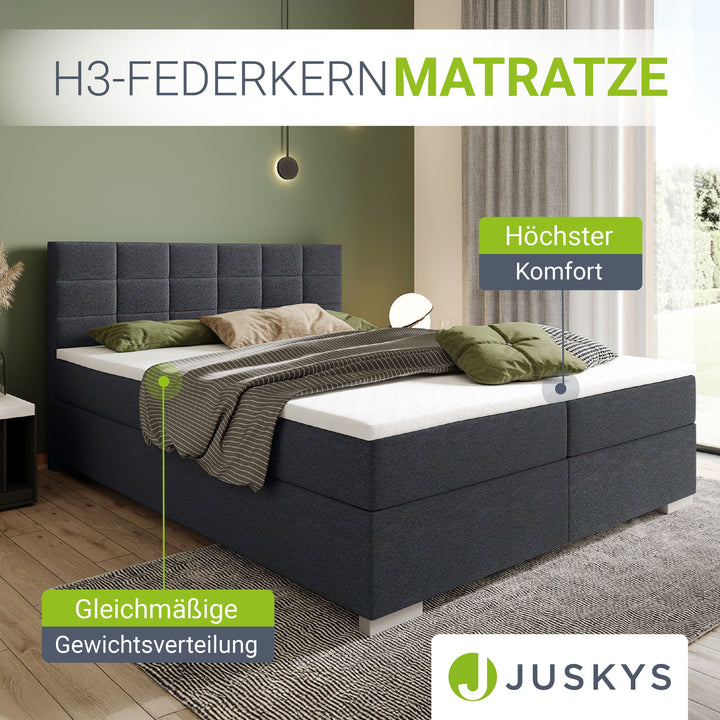 Boxspringbed Seattle - Malmo-Stoff