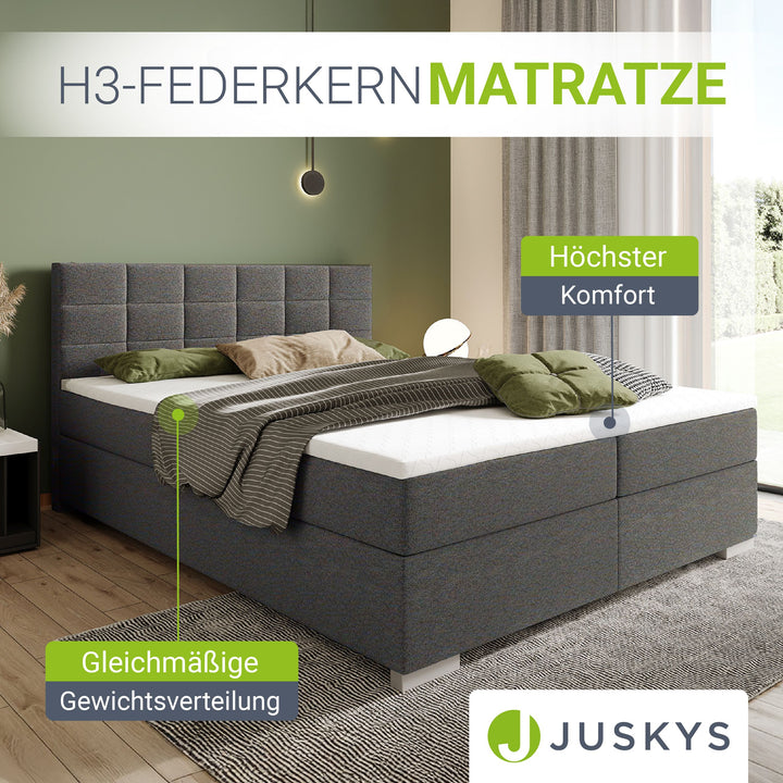 Boxspringbed Seattle - Malmo-Stoff