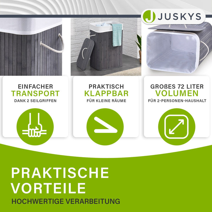 Bamboe wasmand Curly