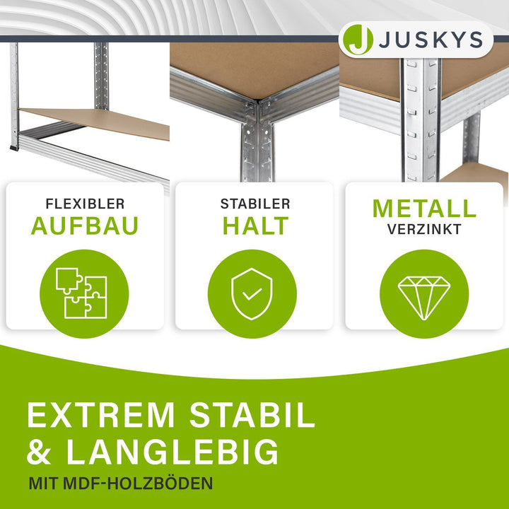 Opbergrek Basic 2er bis 8er Set 180 x 90 x 40 cm