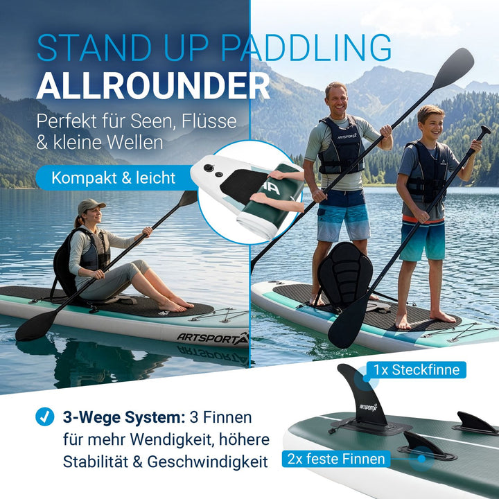 Staan Up Paddling Board met kajakstoel