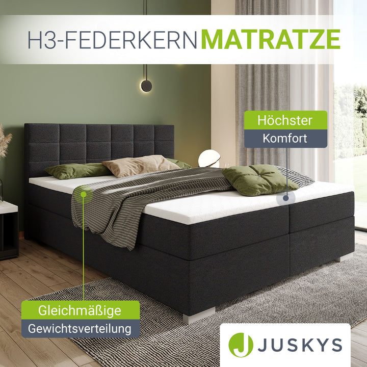Boxspringbed Seattle - Malmo-Stoff