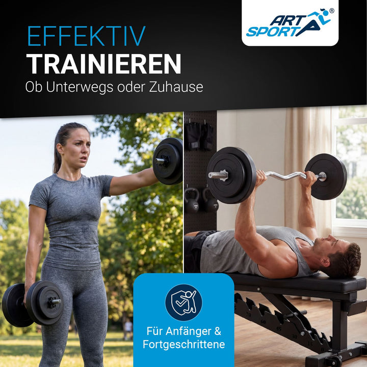 3in1 halterset 60kg