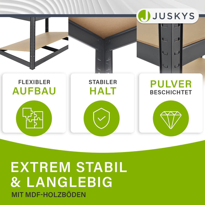 Opbergrek Basic 2er bis 8er Set 180 x 90 x 40 cm