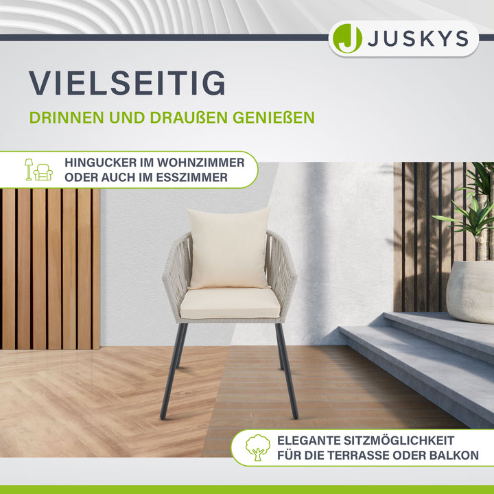 2er-Set Rope stoelen
