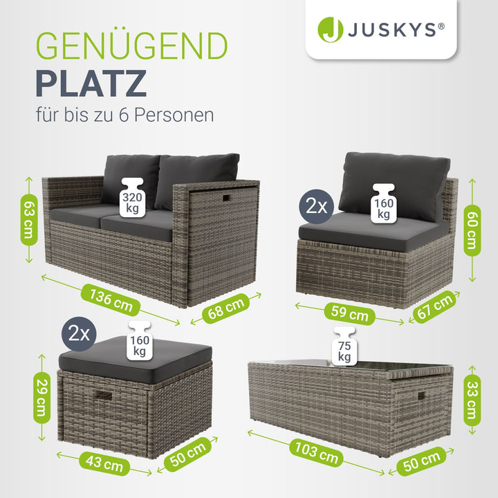 Polyrattan lounge Salou