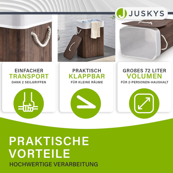 Bamboe wasmand Curly