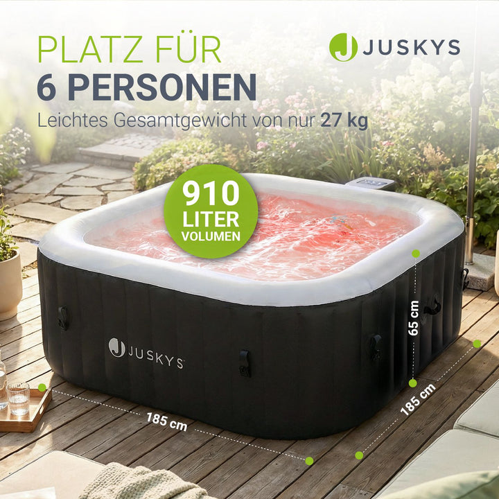 Opblaasbaar bubbelbad voor 4-6 mensen