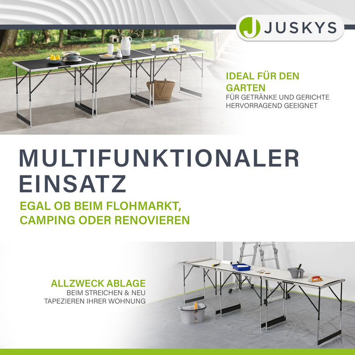 Alu multifunctionele tafel 3-teilig