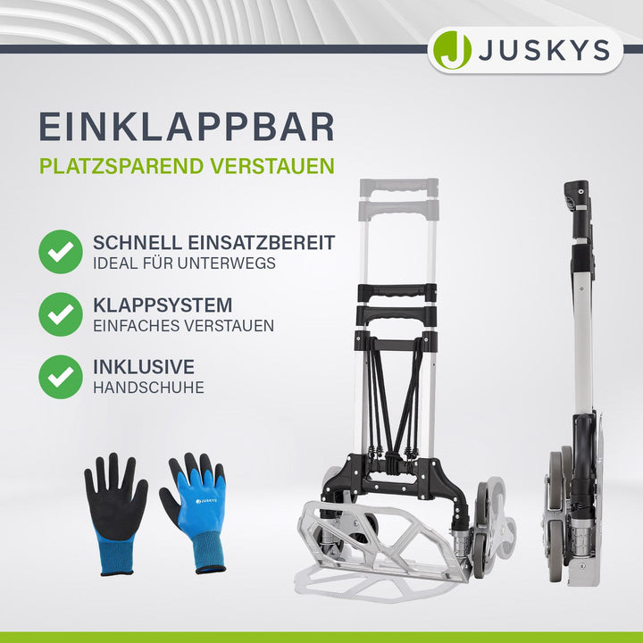 Opvouwbare trapsteekwagen tot 80 kg