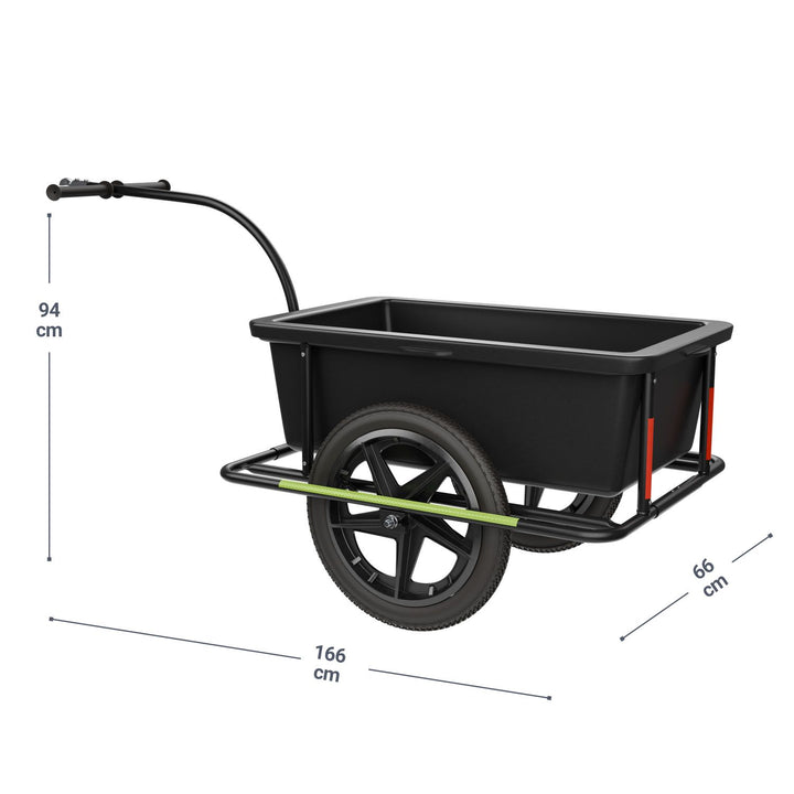 Transportaanhangwagen / fietskar 90 liter