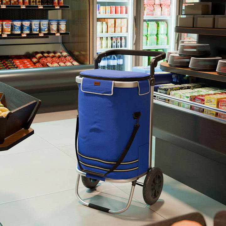 3in1 winkelwagentje - 56 L capaciteit