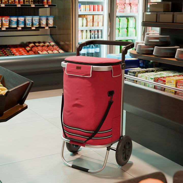 3in1 winkelwagentje - 56 L capaciteit