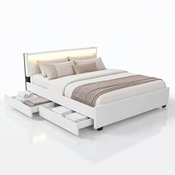 Gestoffeerd bed Lyon