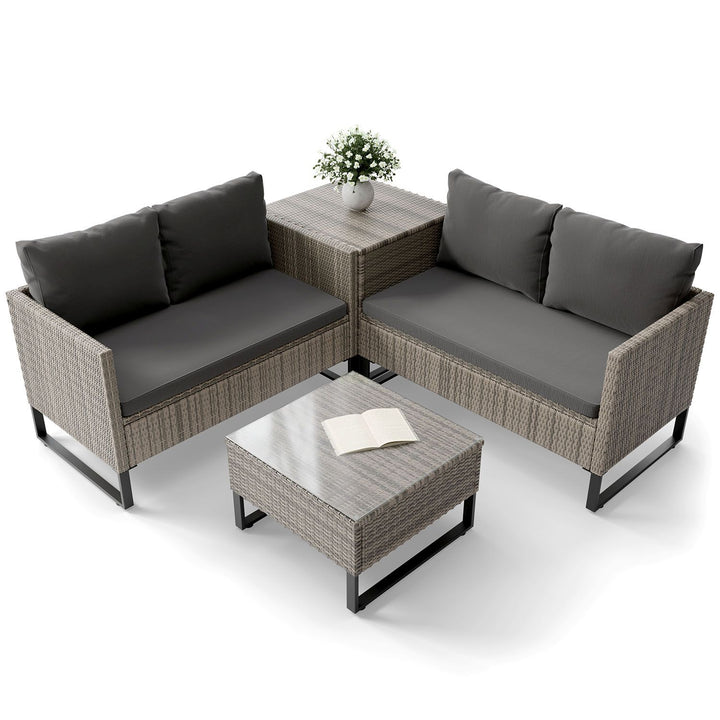 Tuinlounge voor 4 mensen Santorini