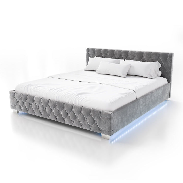 Gestoffeerd bed Nizza