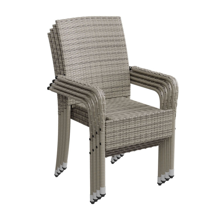 Polyrattan tuinstoelen Yoro
