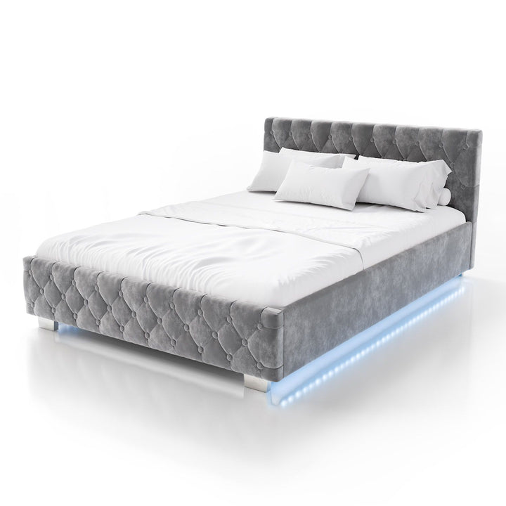 Gestoffeerd bed Nizza