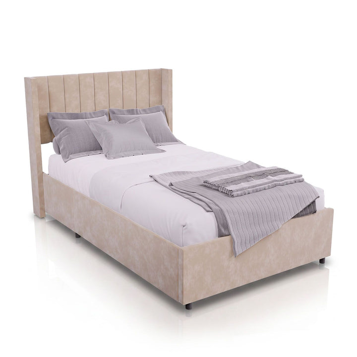 Gestoffeerd bed Savona