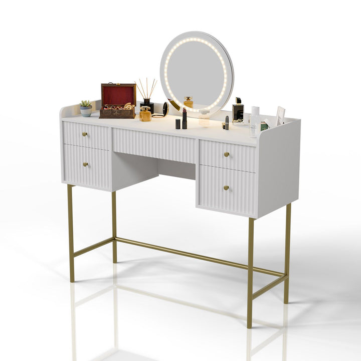Make-uptafel met spiegel Samira