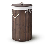 Bamboe wasmand Curly-Round