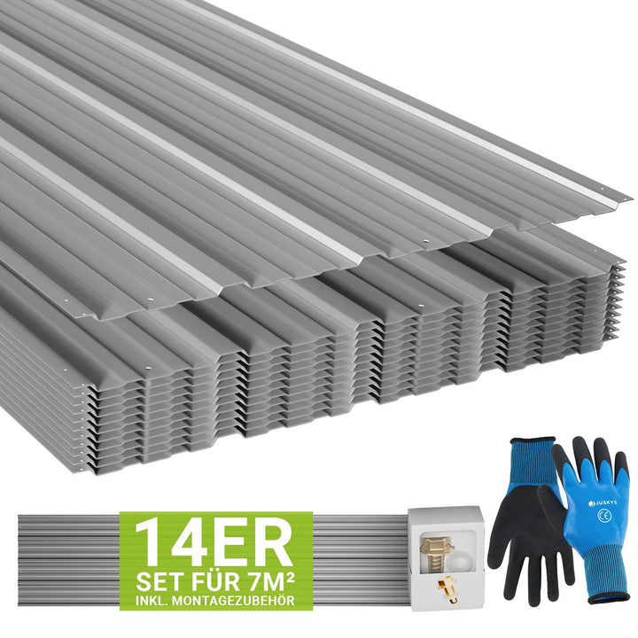 Trapeziumplaat voor het dak van staal