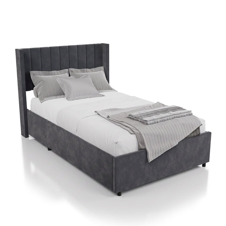 Gestoffeerd bed Savona