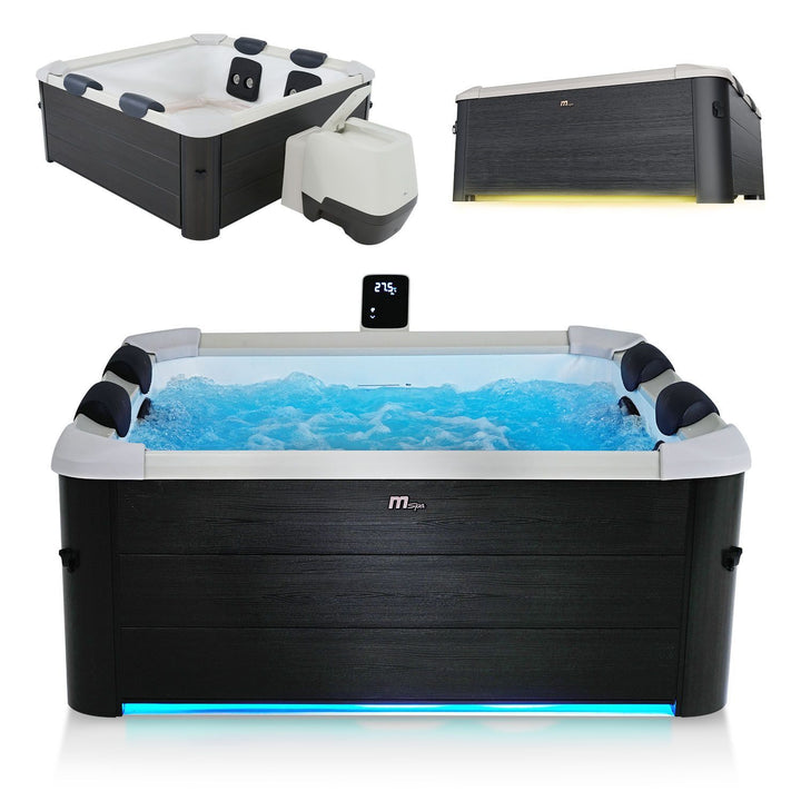 Buitenspa Oslo – 6 personen, 850 liter, LED-verlichting