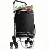 Boodschappentrolley met trapwielen