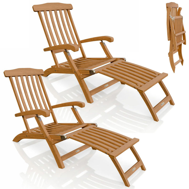 Opvouwbare tuinligstoel Evia