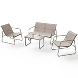 Loungeset Genua 4-delig