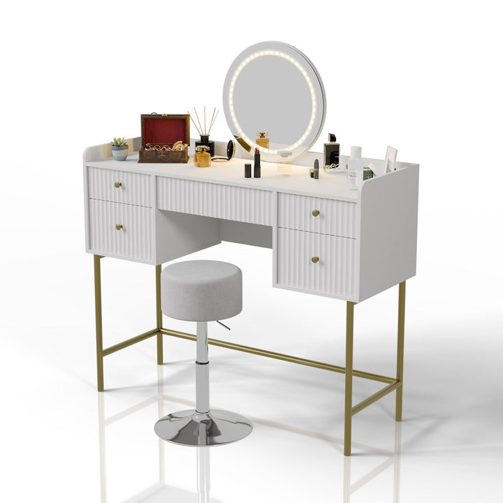 Make-uptafel met spiegel Samira