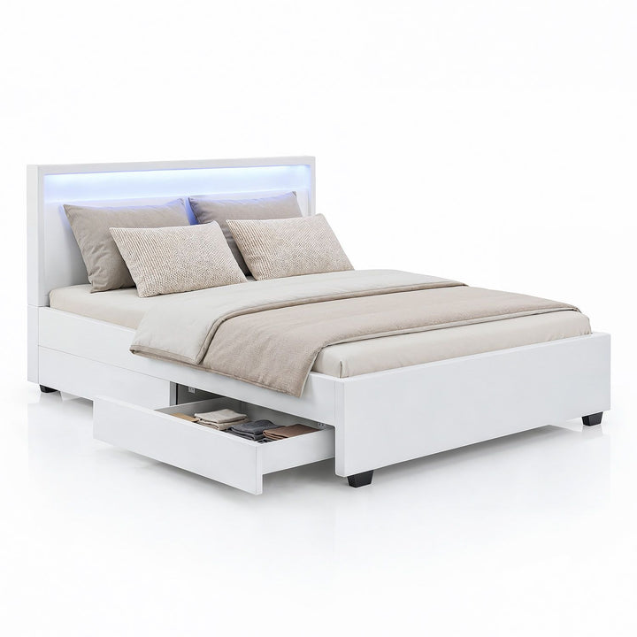 Gestoffeerd bed Lyon