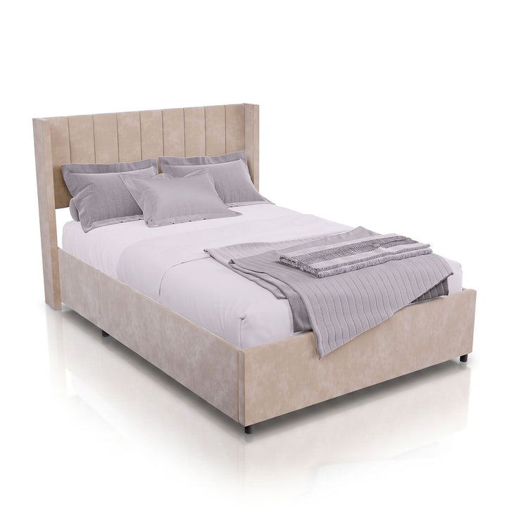 Gestoffeerd bed Savona