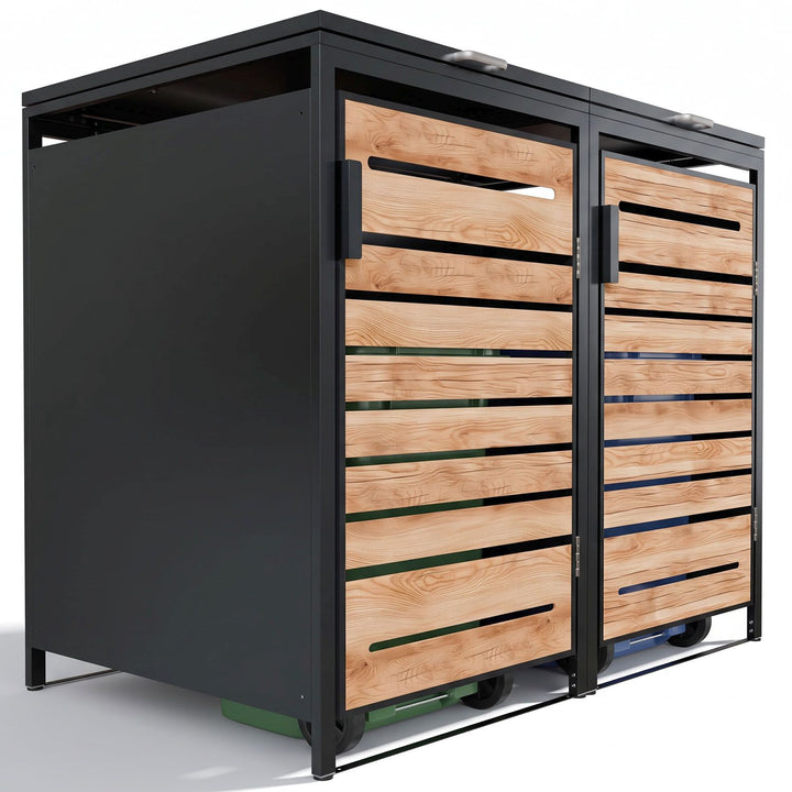 Containerombouw Arel – voor 2, 3 of 4 containers, afsluitbaar