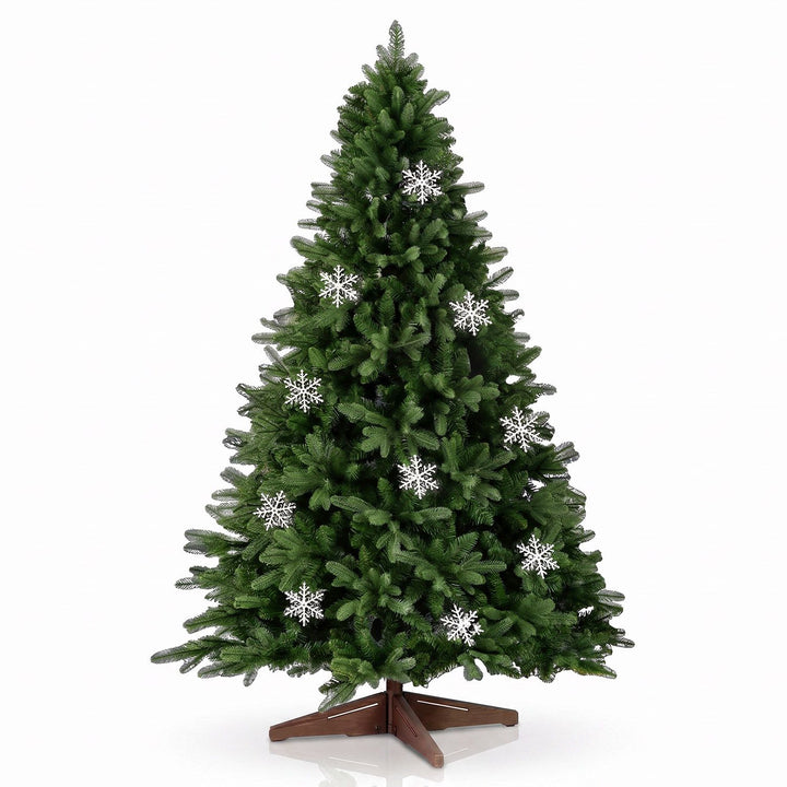 Kunstkerstboom Norvi – nordmannlook, met houten standaard