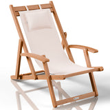 Strandstoel Tavira van acaciahout