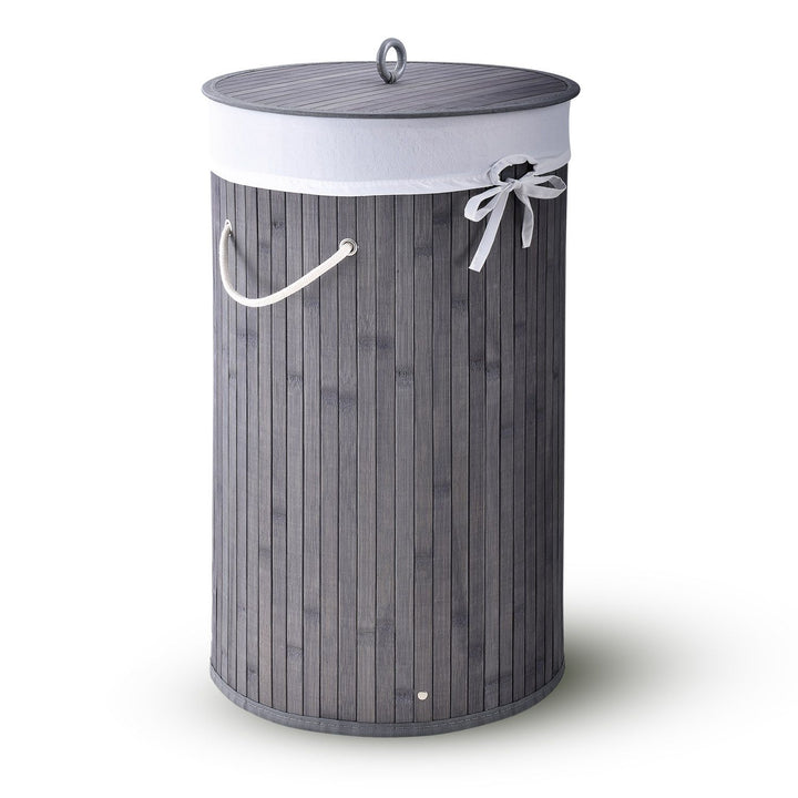Bamboe wasmand Curly-Round