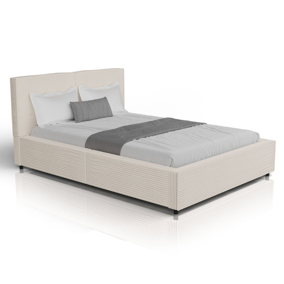 Gestoffeerd bed Salerno