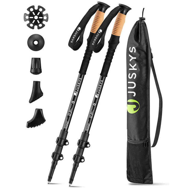 Nordic wandelstokken met accessoires