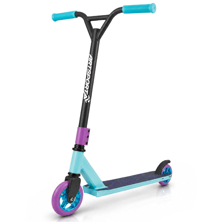 Stuntstep Red Smoke – 360° stuur, 100 mm wielen, vanaf 6 jaar