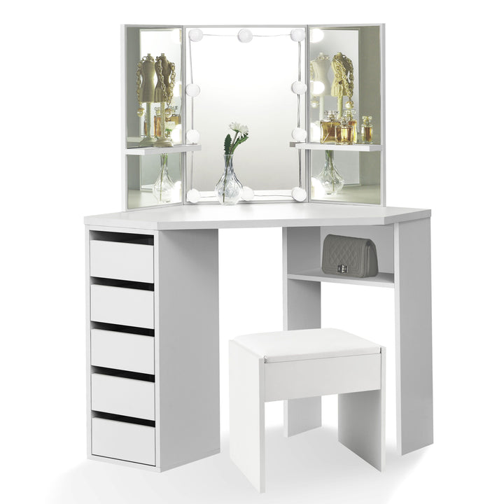 Make-uptafel Nova met kruk Melly