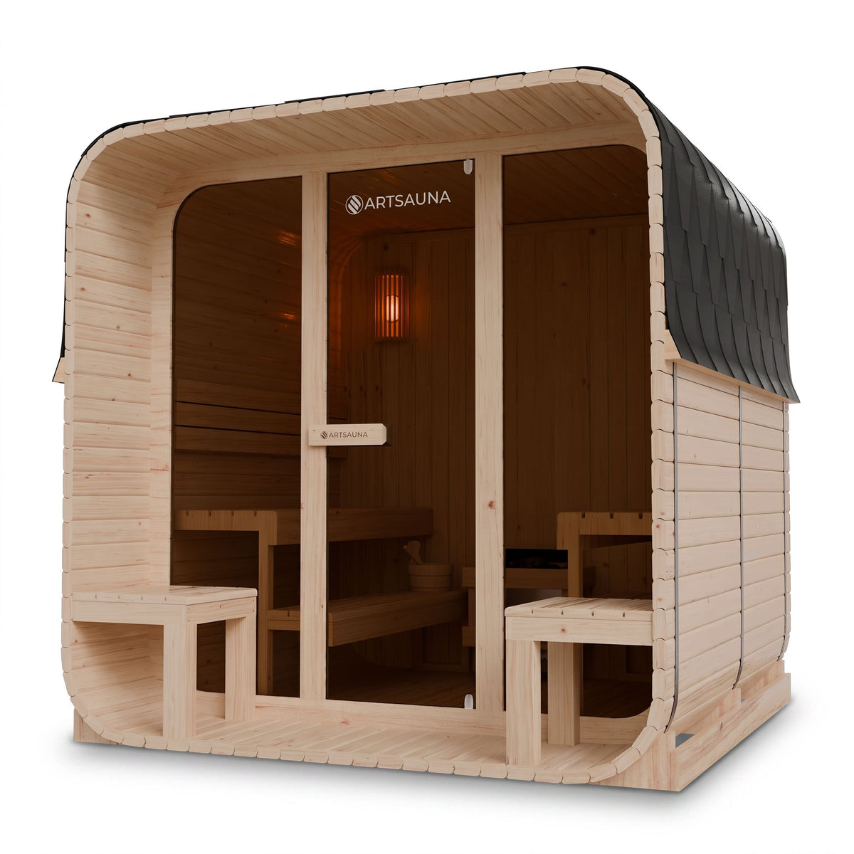 Cube barrelsauna Fjora XL