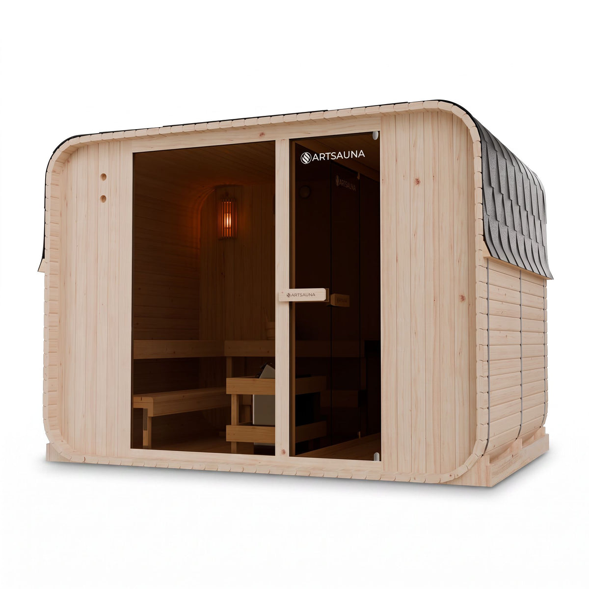 Cube barrelsauna Fjora XXL