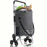 Boodschappentrolley met trapwielen