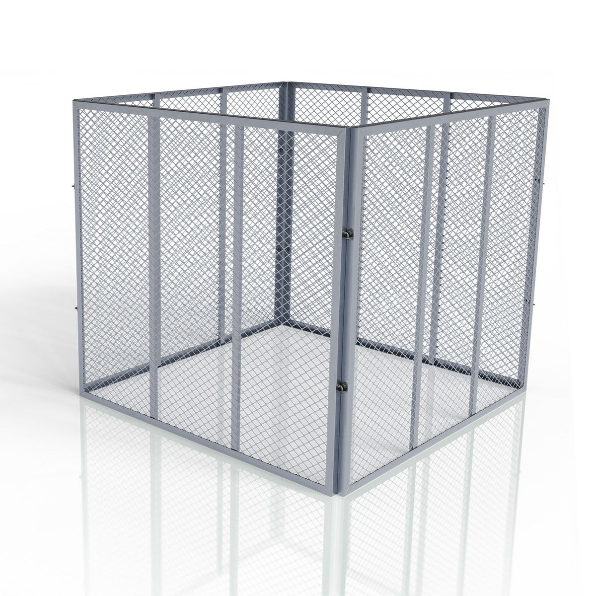 Metalen composter voor tuinafval