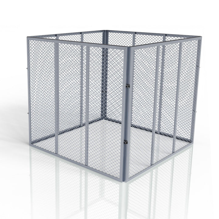 Metalen composter voor tuinafval