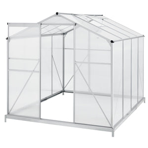 Aluminium kas met fundering