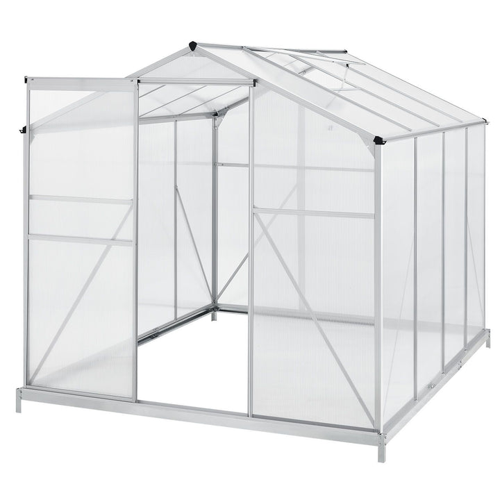 Aluminium kas met fundering