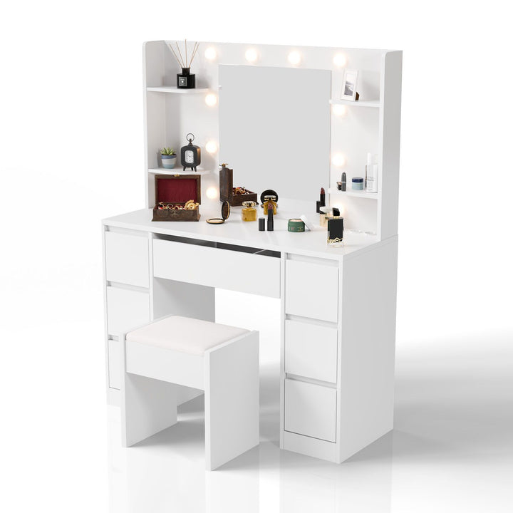 Make-uptafel met spiegel Malia
